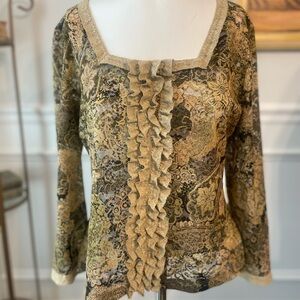 Vintage 90’s Betu Floral Lace Blouse